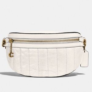 Coach Chain Belt Bag With Quilting
